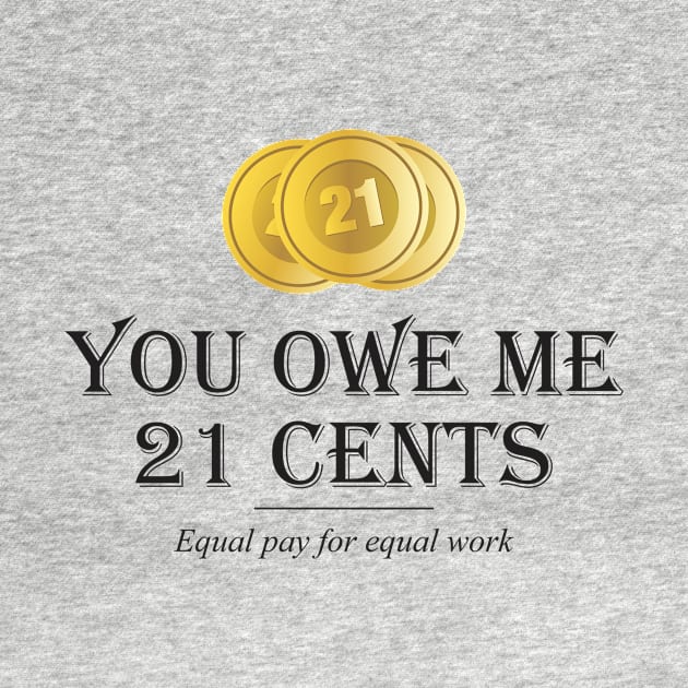 Equality! Equal pay for equal work. by Crazy Collective